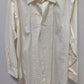 Neiman Marcus Ivory Pleated Tuxedo Button-Down Shirt