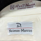 Neiman Marcus Ivory Pleated Tuxedo Button-Down Shirt