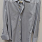 Cuzzens Light Grey Long-Sleeve Button-Down Shirt