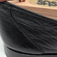 Bally Black Leather Tassel Fringe Loafer