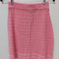 Nanette Lepore Pink Knit Sweater & Skirt 2 PC Set