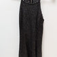 speechless Black/Silver Lace-Back Glitter Mini Dress