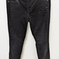 LOFT Black Velvet Modern Skinny Pants