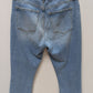 LOFT Light Wash "The Kick Crop" Distressed Jeans