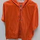 Style & Co Sport Orange Short-Sleeve Zippered Hoodie