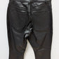 Express Black Faux-Leather Curvy Skinny High-Rise Pants