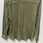 Madewell Dark Green Long-Sleeve Button-Down Blouse