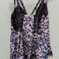KOCHE Collective Purple Leopard Camisole Blouse