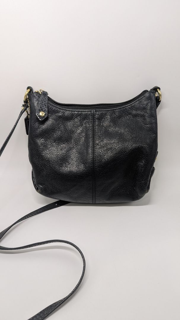 Coach Black Ashley Crossbody Hobo Bag