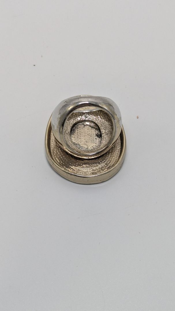 Gold/Blue Oval Vintage Ring