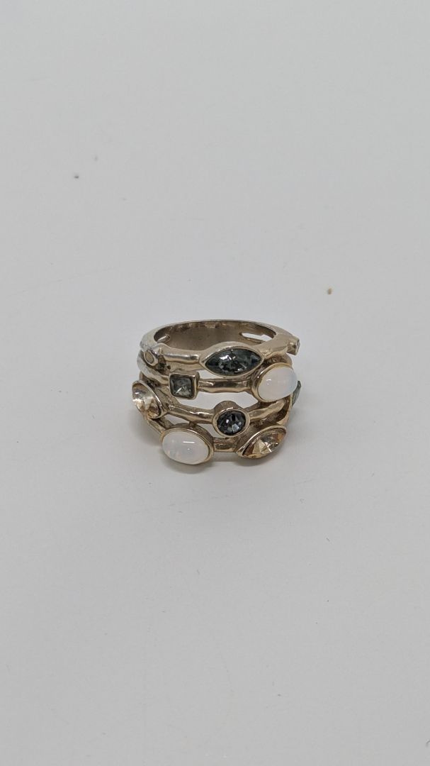 Bronze Faux Crystal Vintage Ring