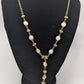 The Limited Gold/White Beaded Longline Necklace
