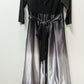 IGNITE Evenings Black/Silver/Purple Ombre Formal Gown