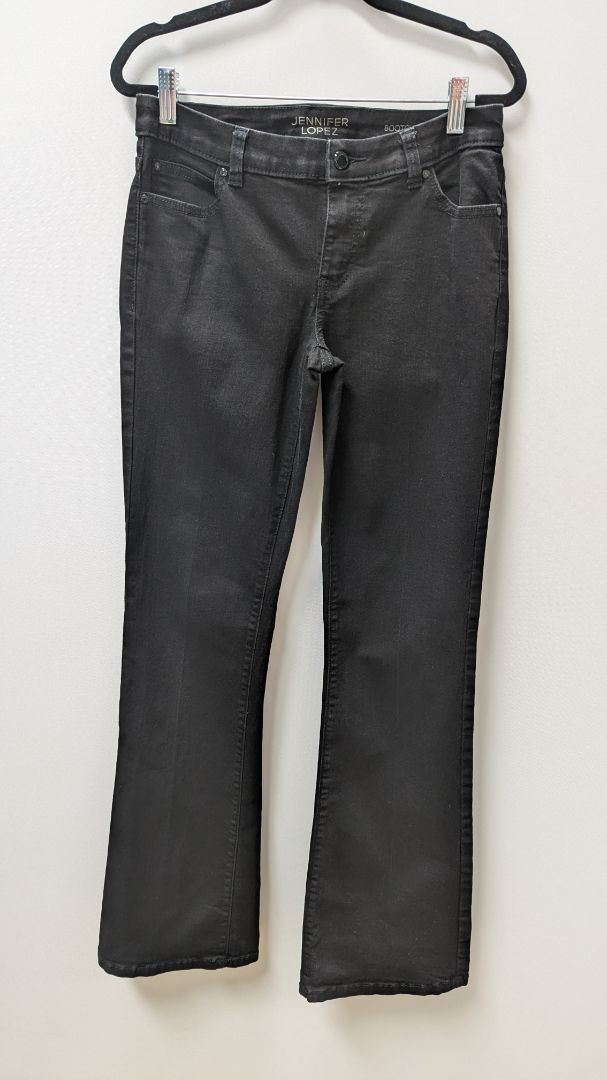 Jennifer Lopez Faded Black Bootcut Jeans