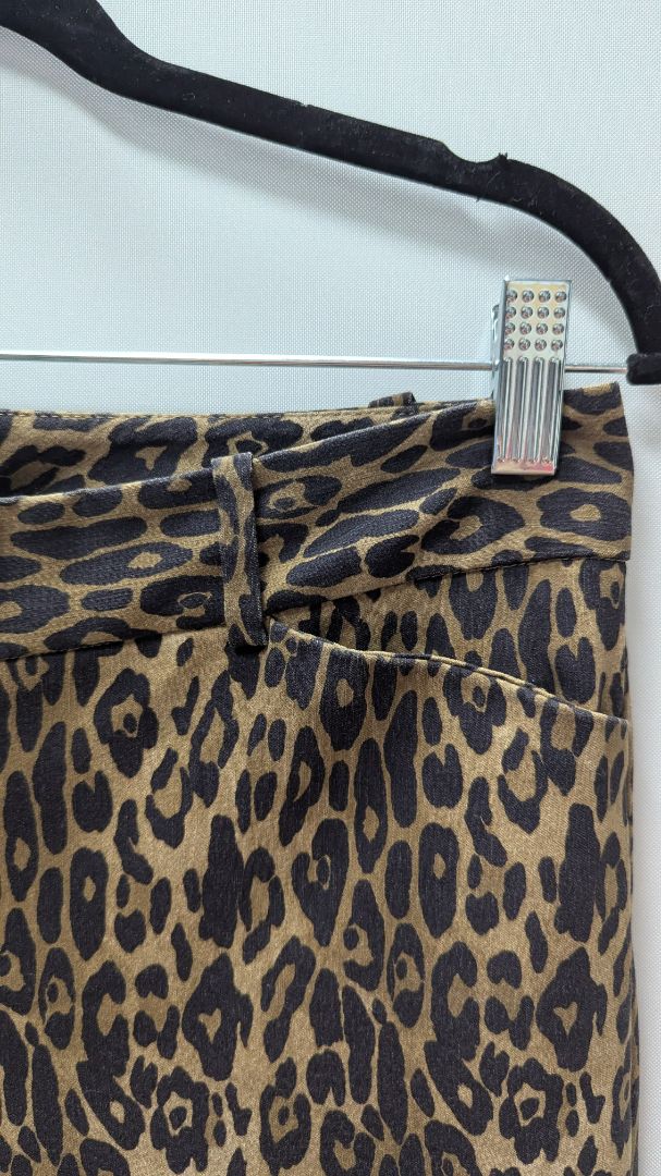 The Limited Brown/Black Animal Print "Ideal Stretch" Pants