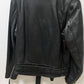 Open Road Wilsons Men's Black Leather Motorcycle Jacket