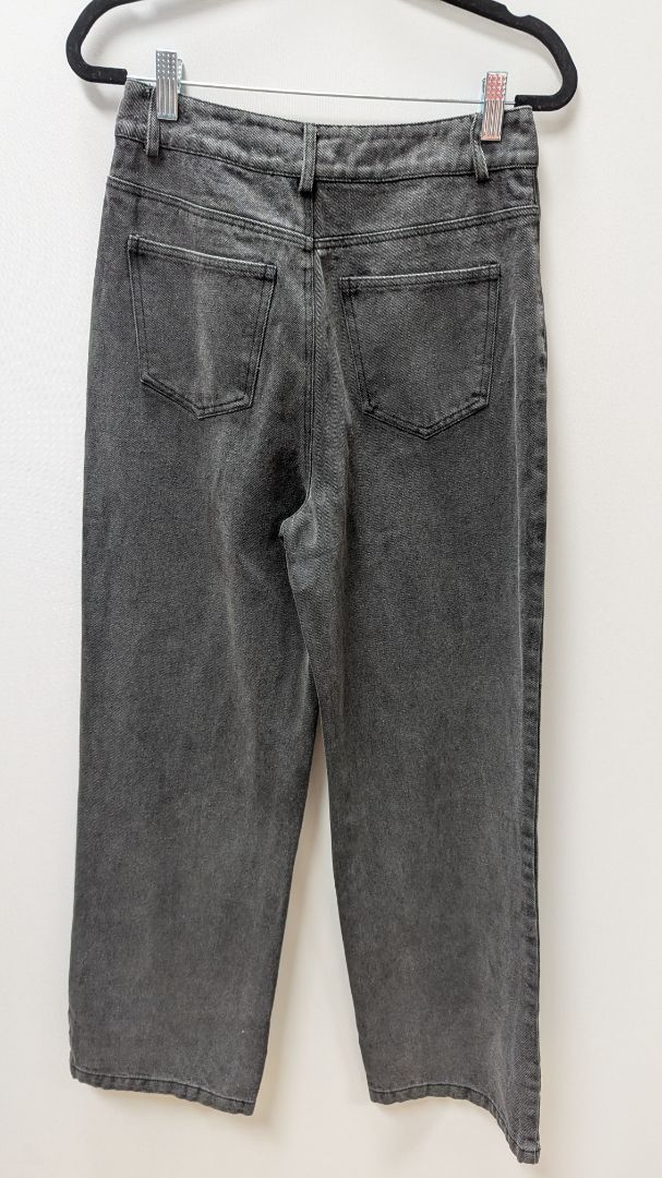 endless rose "Dary" Grey Wide Leg Jeans