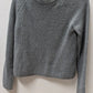 Jenni Kayne Grey Cashmere Long-Sleeve Sweater