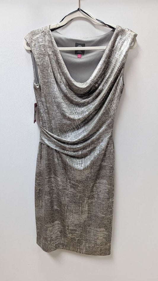 Vince Camuto Silver Sleeveless Bodycon Dress