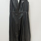 NYLAND Black Belen Faux-Leather Dress