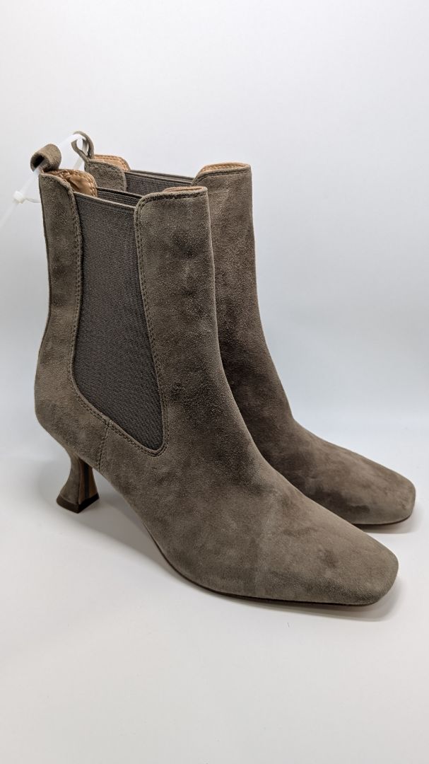 Sam Edelman Green Lani Fern Heeled Boots