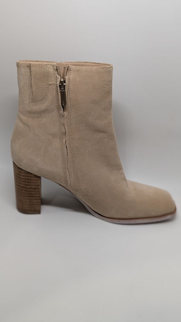 Sam Edelman Ona Fringe Suede Camel Boots