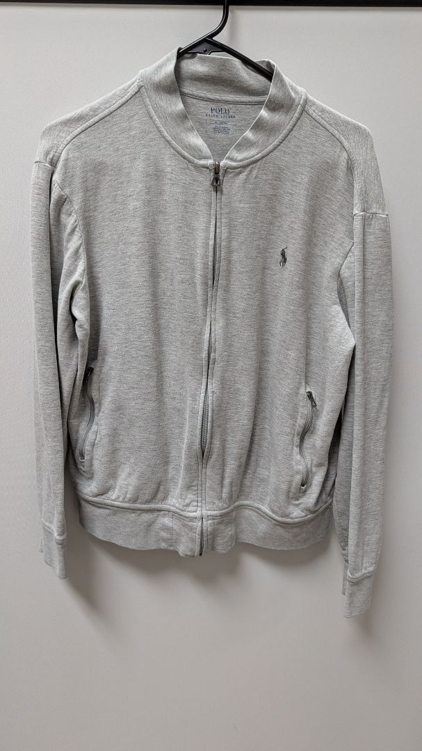Polo Ralph Lauren Light Heather Grey Zippered Jacket