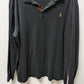 Polo Ralph Lauren Black Long-Sleeve Classic Fit Polo Shirt