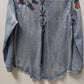 Billy T Light Wash Embroidered Button-Down Denim Shirt
