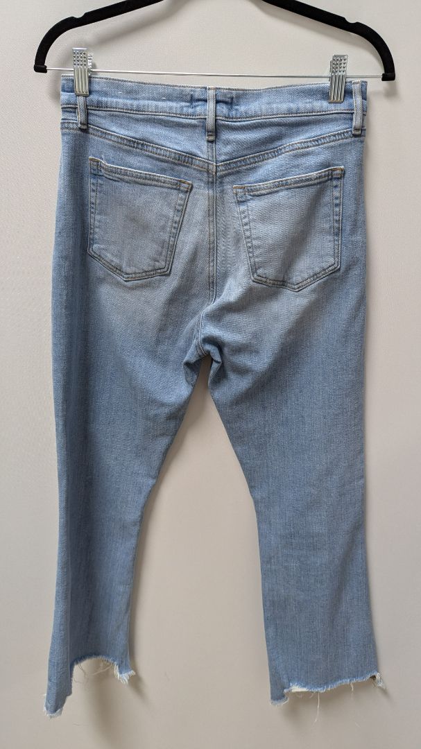 LOFT Light Wash "The Kick Crop" Jeans