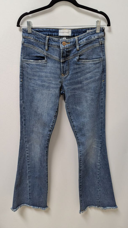 Dear John Light Wash Distressed Rosa Flare Jeans