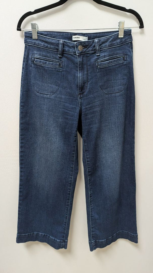 Sonoma Dark Wash Wide-Leg Jeans