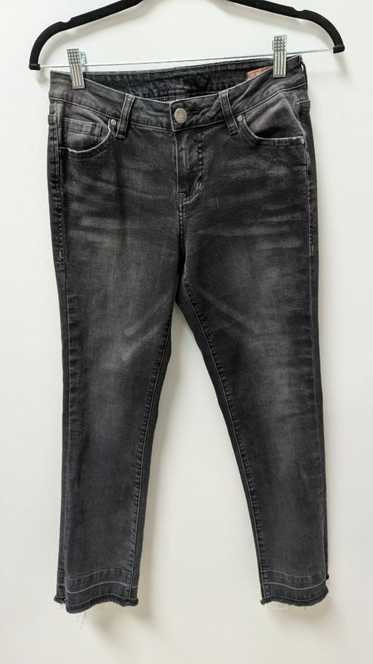 Jag Jeans Black Mid-Rise Ankle Flare Jeans
