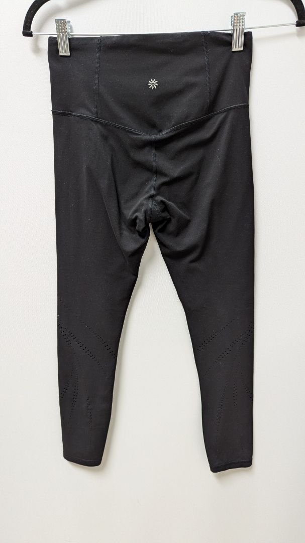 ATHLETA Black Elation Lasercut Tight Leggings