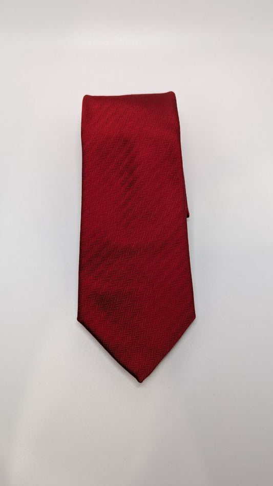 Turnbull & Asser Red Textured Silk Necktie