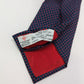 Turnbull & Asser Navy/Red Printed Silk Necktie