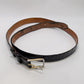 Black Genuine Alligator Skin Belt