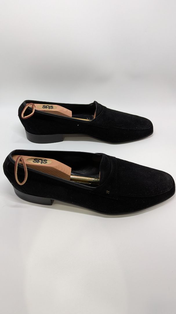 Bally Men's Black Faux-Suede Loafers