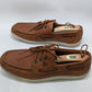 SAS Brown Decksider Lace-Up Comfort Tripad Loafers