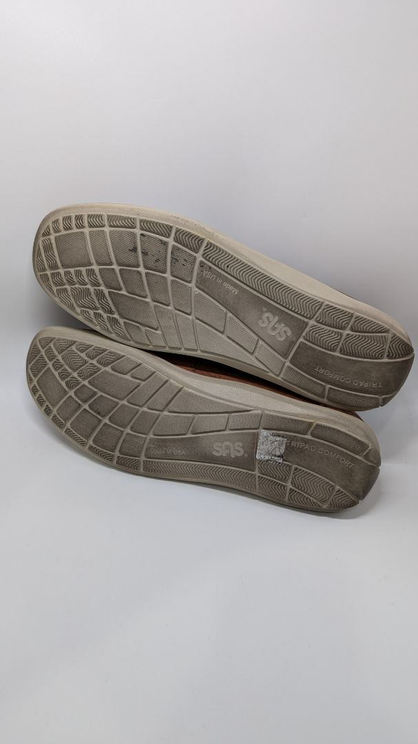 SAS Brown Decksider Lace-Up Comfort Tripad Loafers