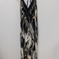 ark & co Black/Ivory Snakeprint Jumpsuit