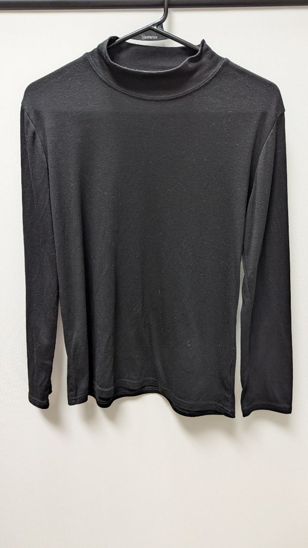 Meeting CiCi Black Long-Sleeve Turtleneck Sweater