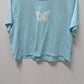 Levi's Light Blue Butterfly Graphic Crop T-Shirt
