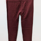 eye candy Burgundy Fleece-Lined Knit Leggings