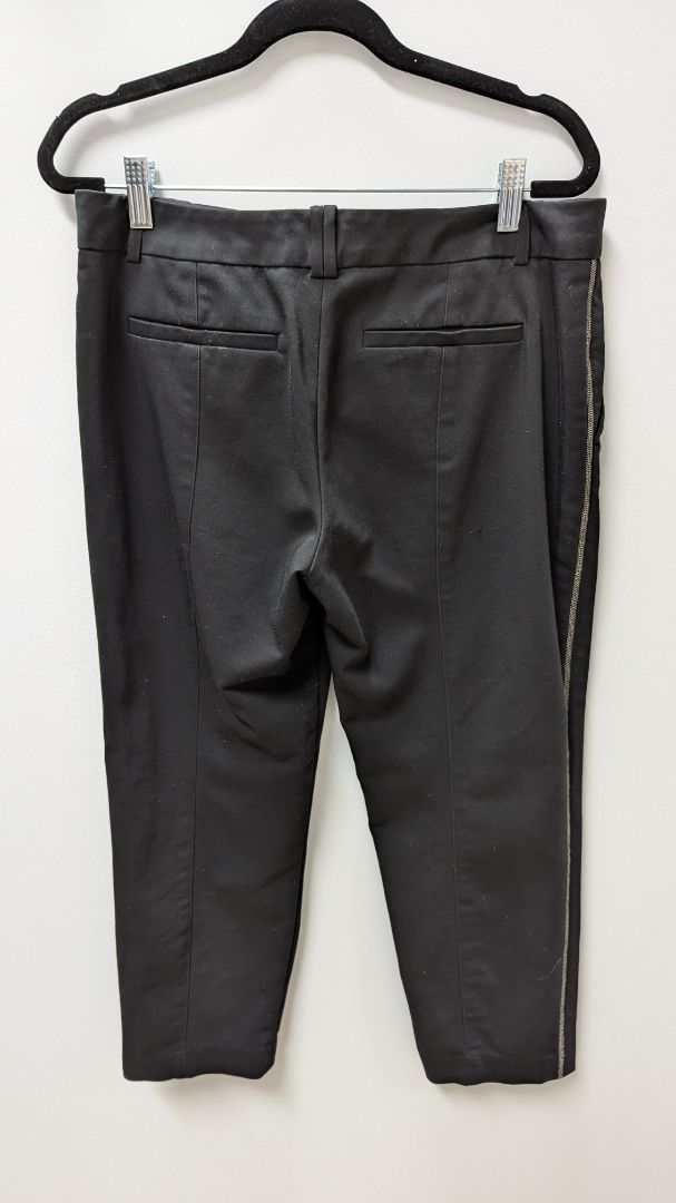 Calvin Klein Black Pants with Silver Beading
