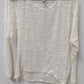 XCVI Ivory Lace Long-Sleeve Sheer Blouse