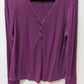 Alfani Intimates Purple Ribbed Knit Sweater