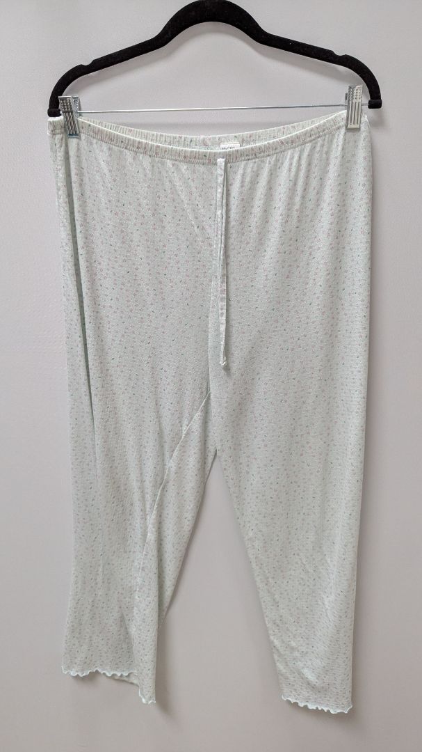 Of The Moment Light Green/Purple Floral Sleepwear Set