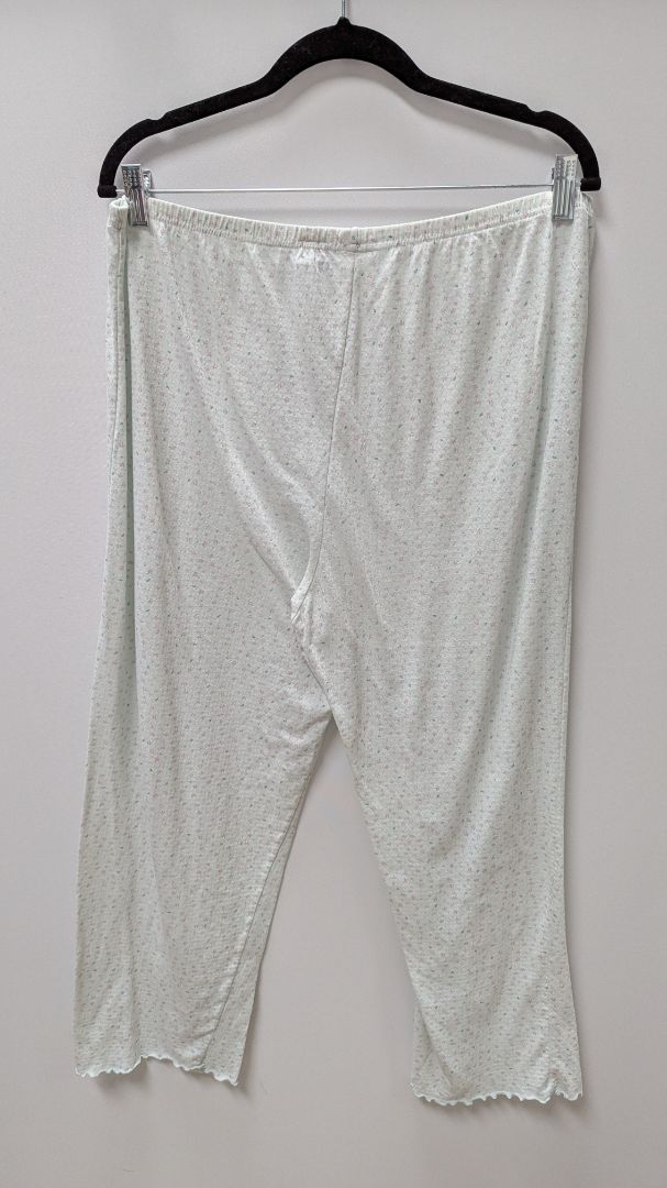 Of The Moment Light Green/Purple Floral Sleepwear Set