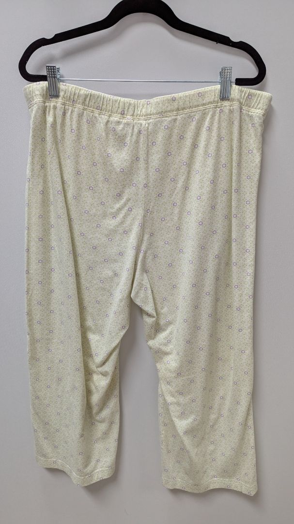 Charter Club Intimates Light Green Floral Sleepwear Pants